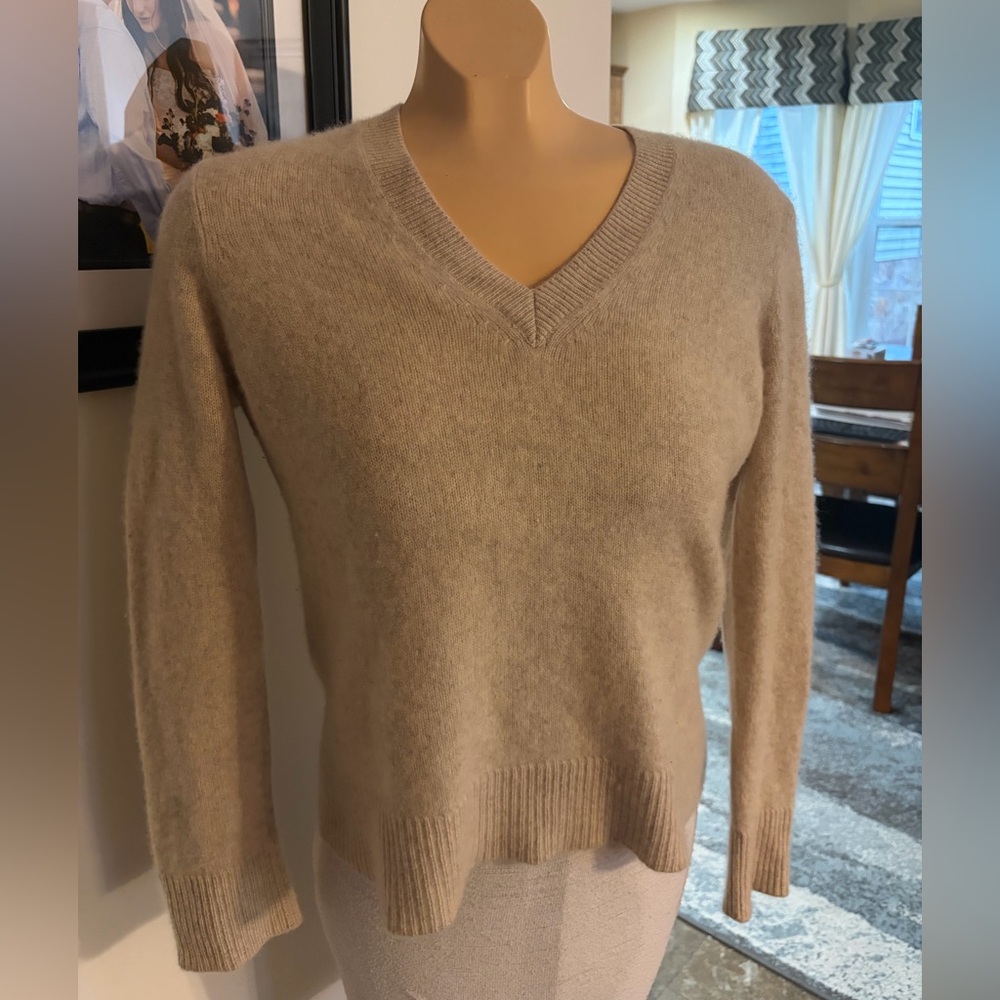 Tan Cashmere Sweater